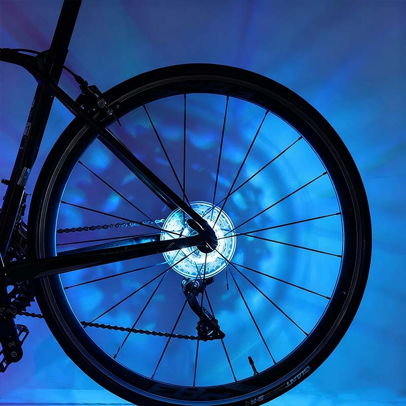 ✨ LED-Navlampa för Cykel – 360° Synlighet, Flera Färglägen & Smart Sensor