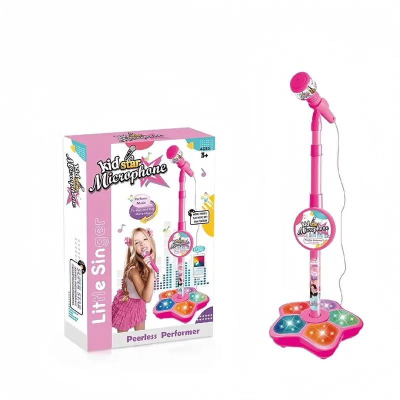 NU 50% KORTING! Alles-in-����n microfoonspeelgoed - Lichtjes, geluiden en stemgeluidseffecten, het perfecte cadeau voor aspirant-zangers