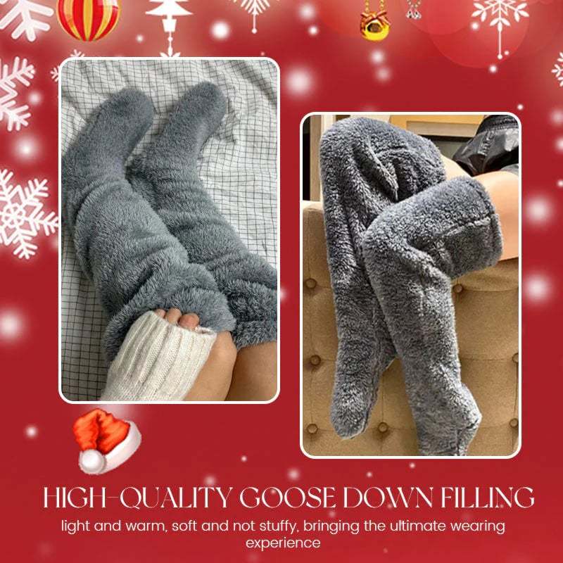 Goose Down Knee Socks For Christmas🎄