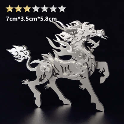 3D Stainless Steel Mythical Creature Puzzle Kit