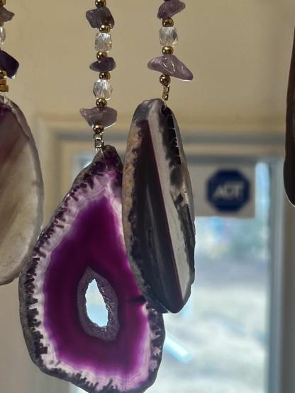 🌙Agat Drömfångare: En blandning av konstnärlighet och lugn för ditt utrymme💎