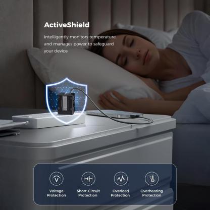 🔥🔥4-i-1 Utdragbar Snabbladdare 120W | USB-C & Lightning | Reseladdare för Alla Enheter