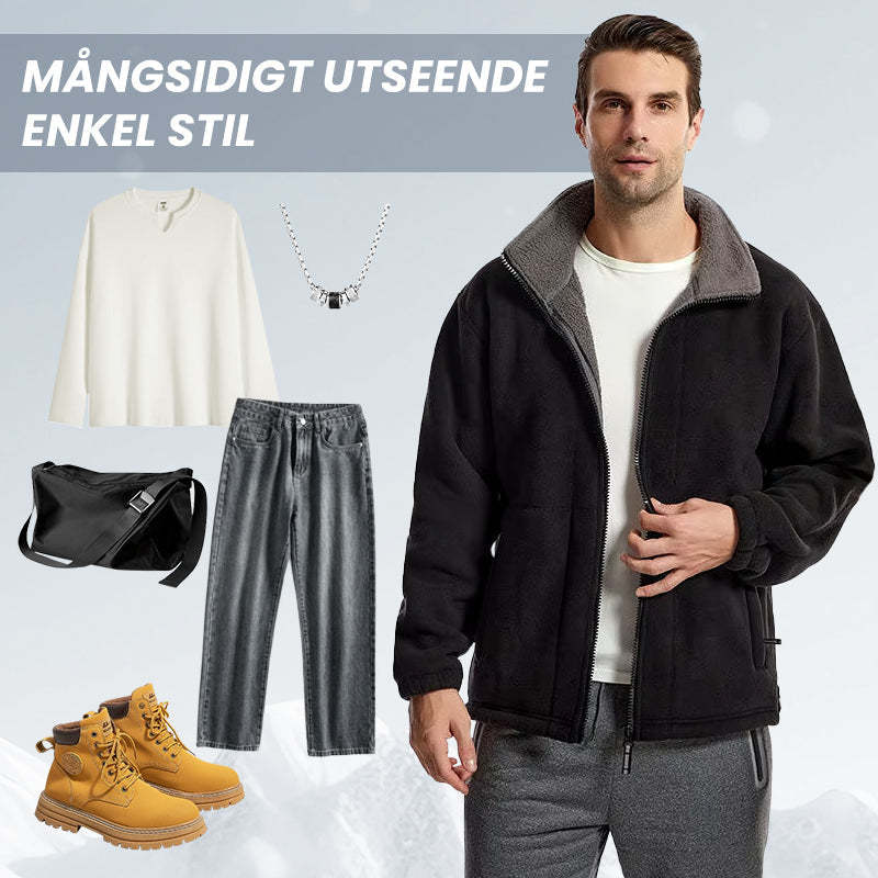 🔥Sista dagen 50% rabatt🔥 på dubbelskiktad jacka med huva Gratis frakt📦