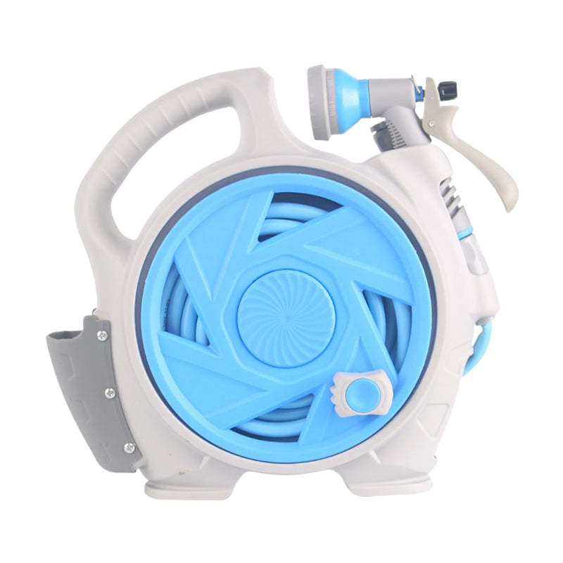 Bärbar Slangvagn med 7 Spraylägen – Smidig Bevattning för Trädgård och Uteplats