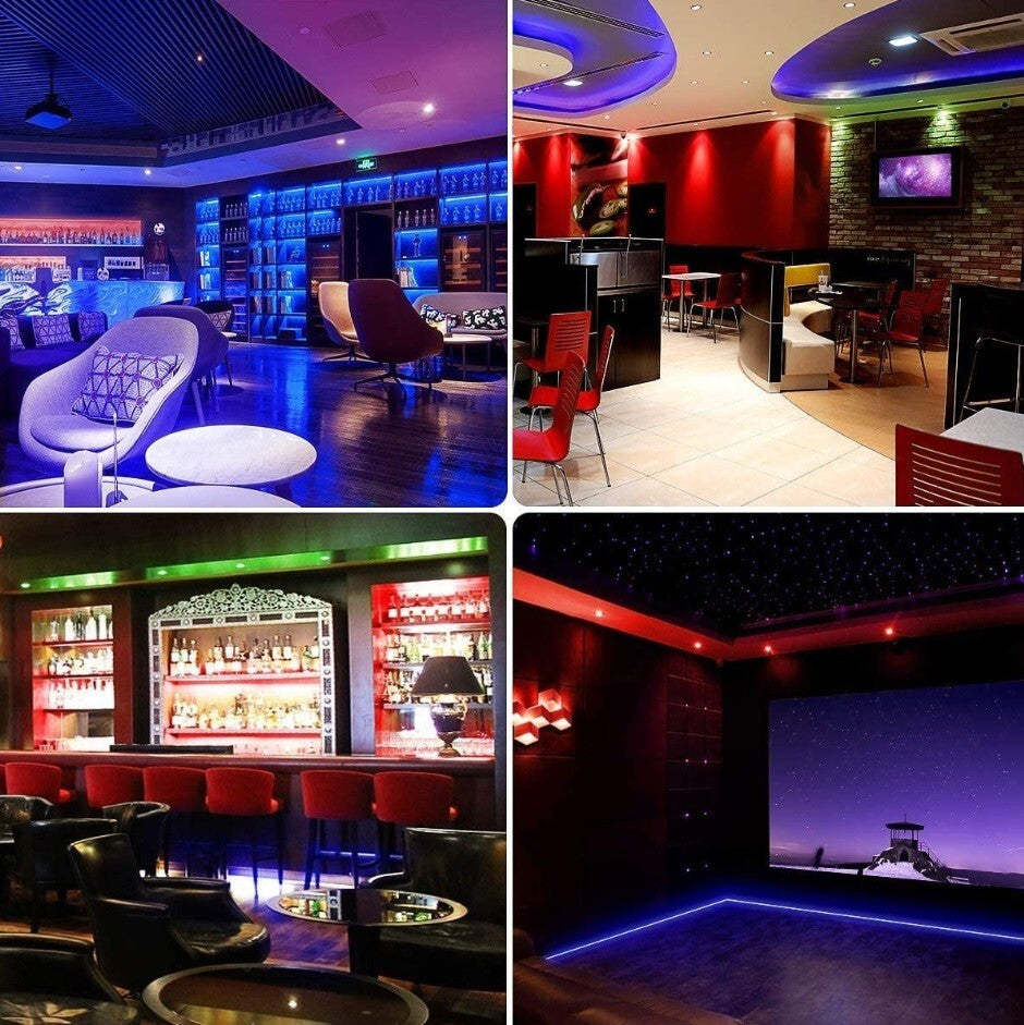 ✨ RGB LED Strip Lights – USB-driven 5050 LED-remsa med fjärrkontroll