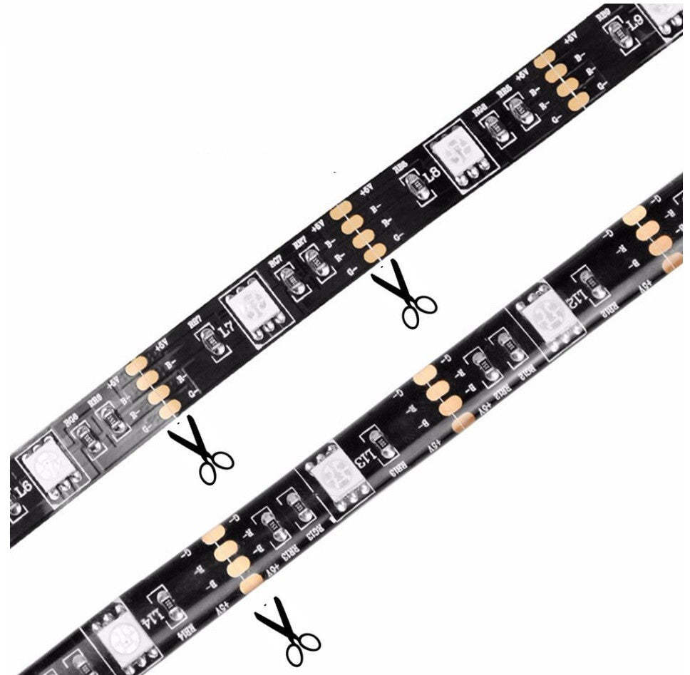 ✨ RGB LED Strip Lights – USB-driven 5050 LED-remsa med fjärrkontroll