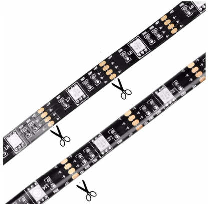 ✨ RGB LED Strip Lights – USB-driven 5050 LED-remsa med fjärrkontroll