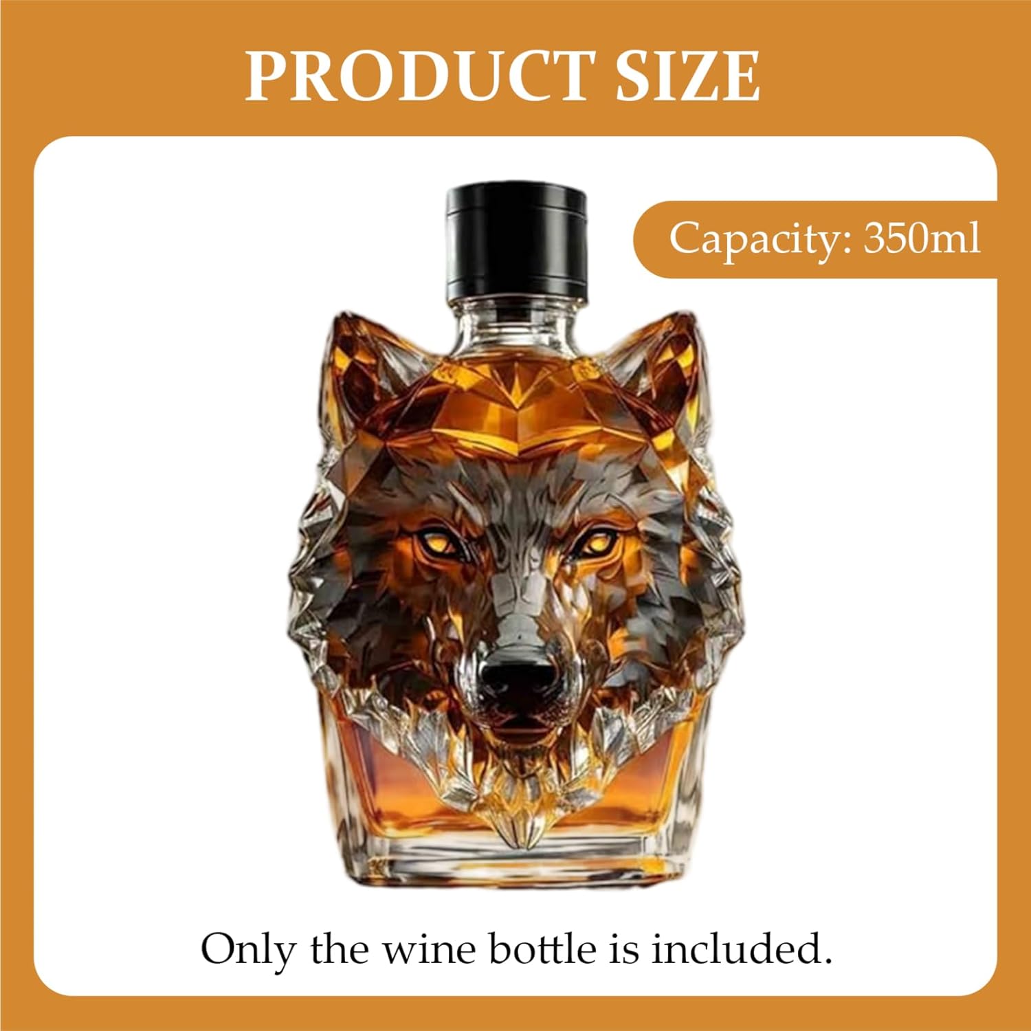 AlphaAroma™ | Wolf Whiskeyflasche
