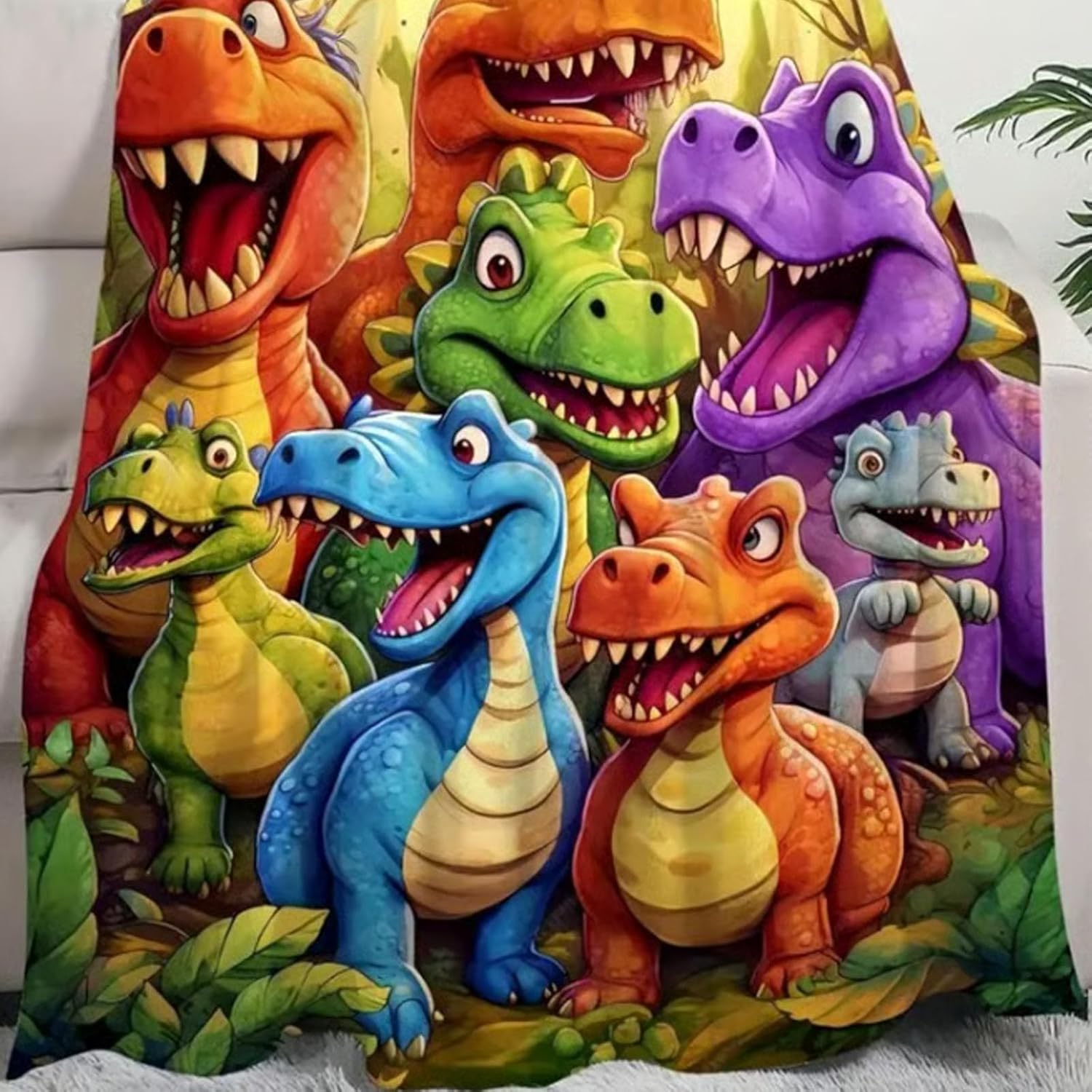 DinoBlanket - Kuschelige Dino-Decke für Kinder