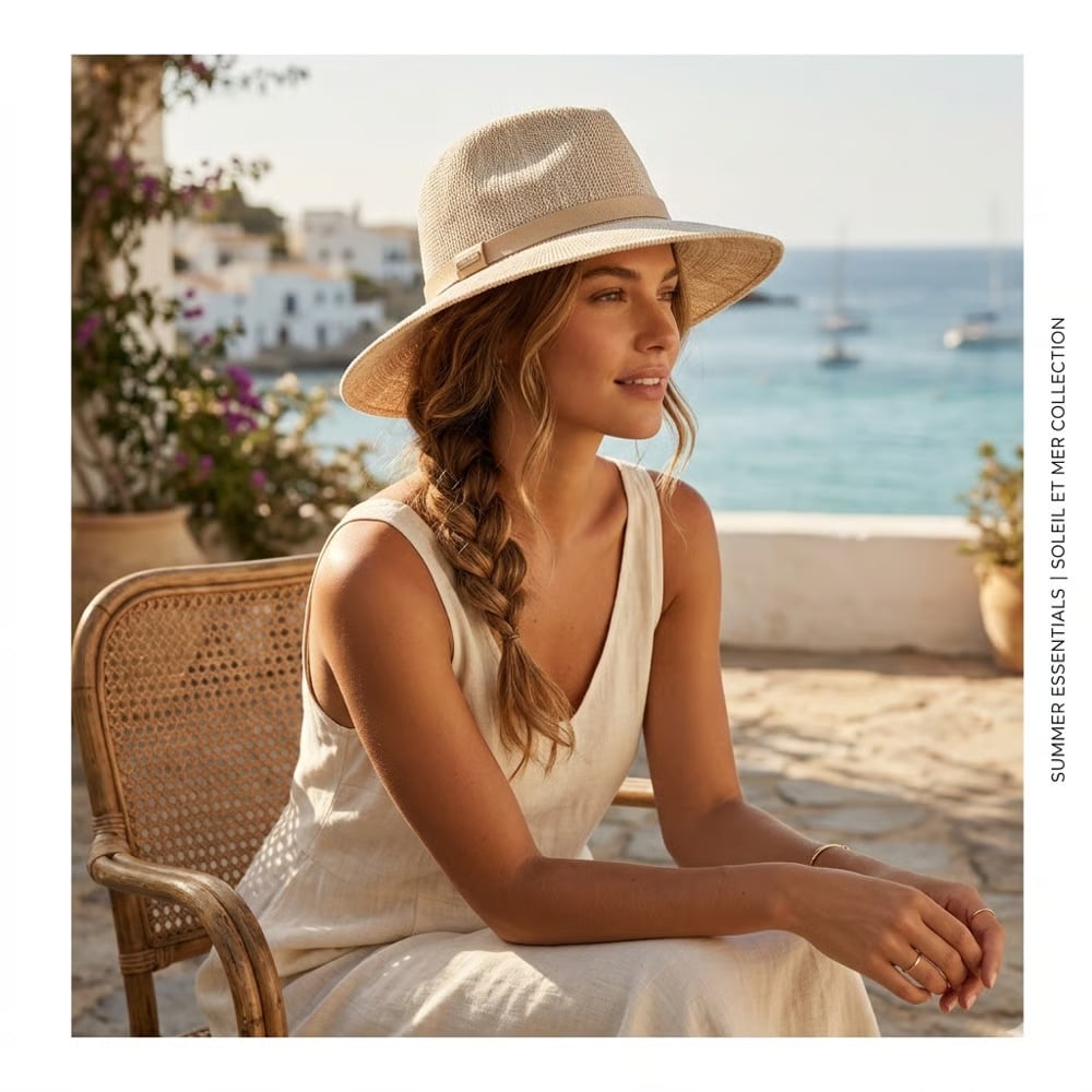 🔥2026 Spring Special Offer 50% OFF👒 Packable Knit Fedora Hat 🏖️ Packable design—No suitcase space