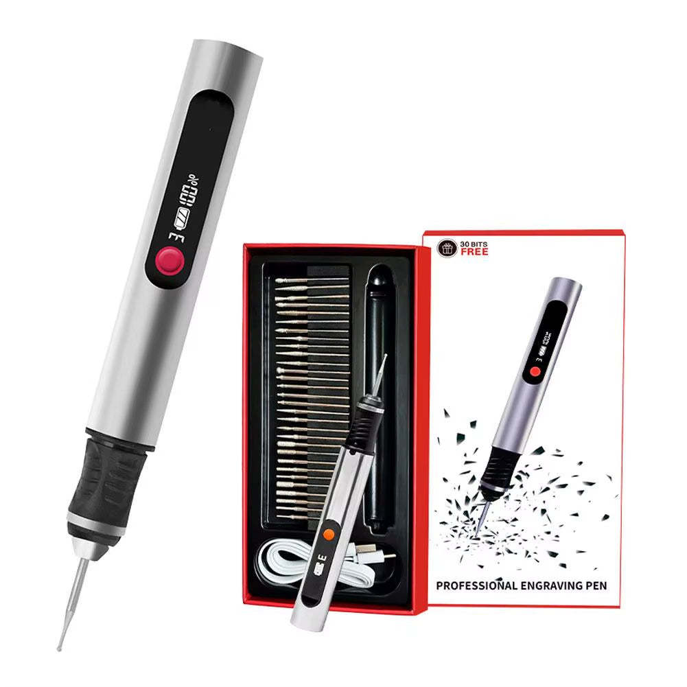 Electric Engraving Pen Set Mini Rotary Tool for Stone Wood Carving Art