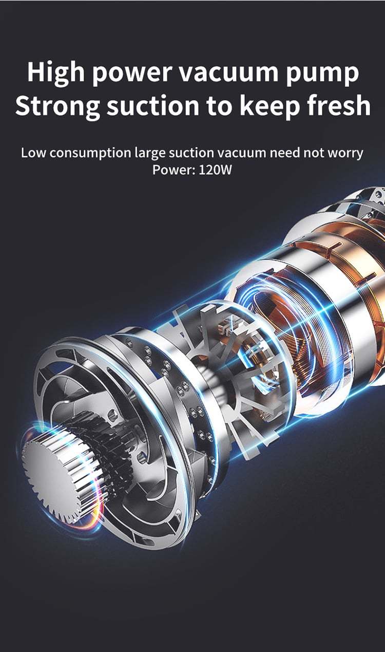 🥗 Keep Your Food Fresh ✨Mini Wireless Vacuum Sealer