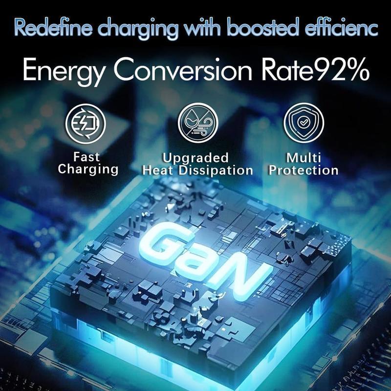 🔥🔥4-i-1 Utdragbar Snabbladdare 120W | USB-C & Lightning | Reseladdare för Alla Enheter