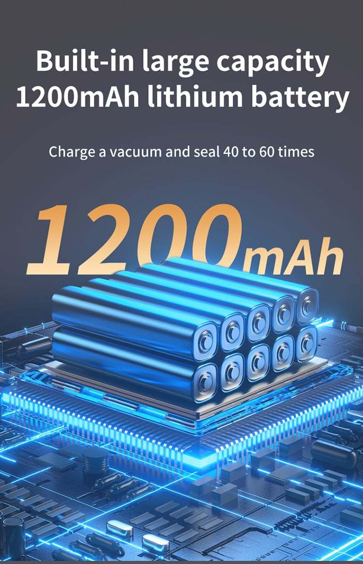 🥗 Keep Your Food Fresh ✨Mini Wireless Vacuum Sealer