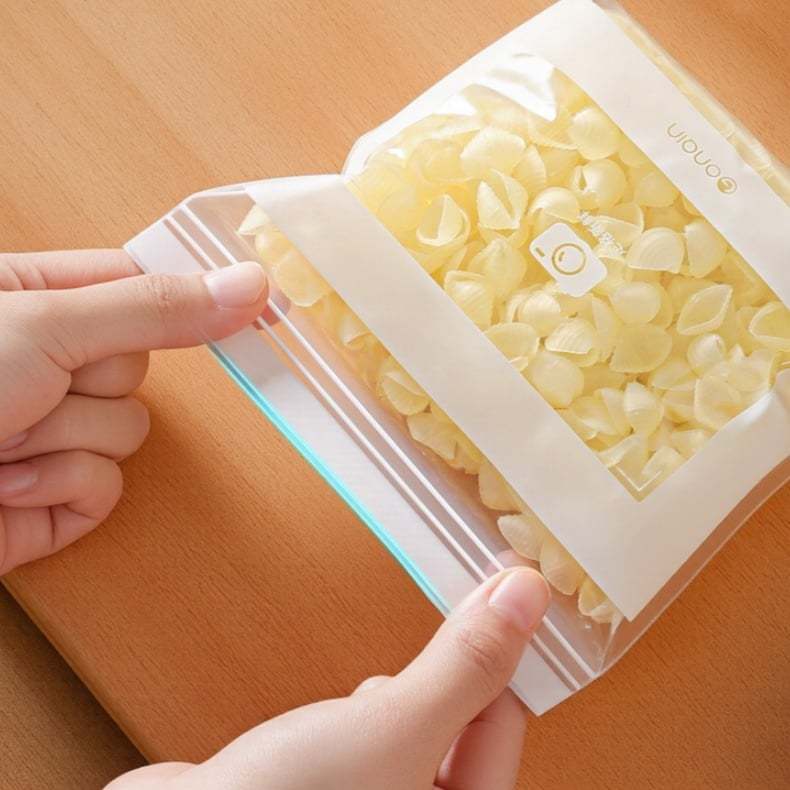 Återanvändbara zip-påsar med dubbelförslutning – läckagesäkra och livsmedelssäkra