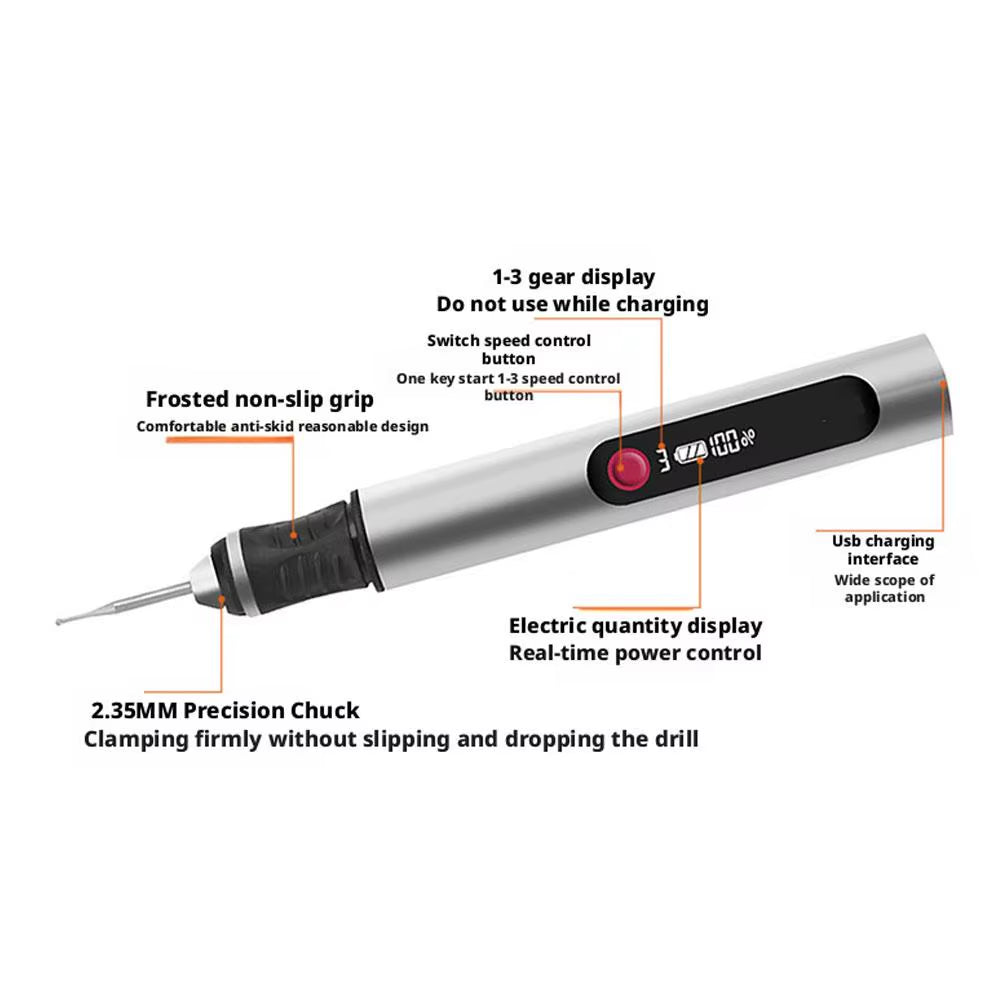 ✨ Elektrisk Precisions-Graveringspenna – Gravera din kreativitet på vilket material du vill