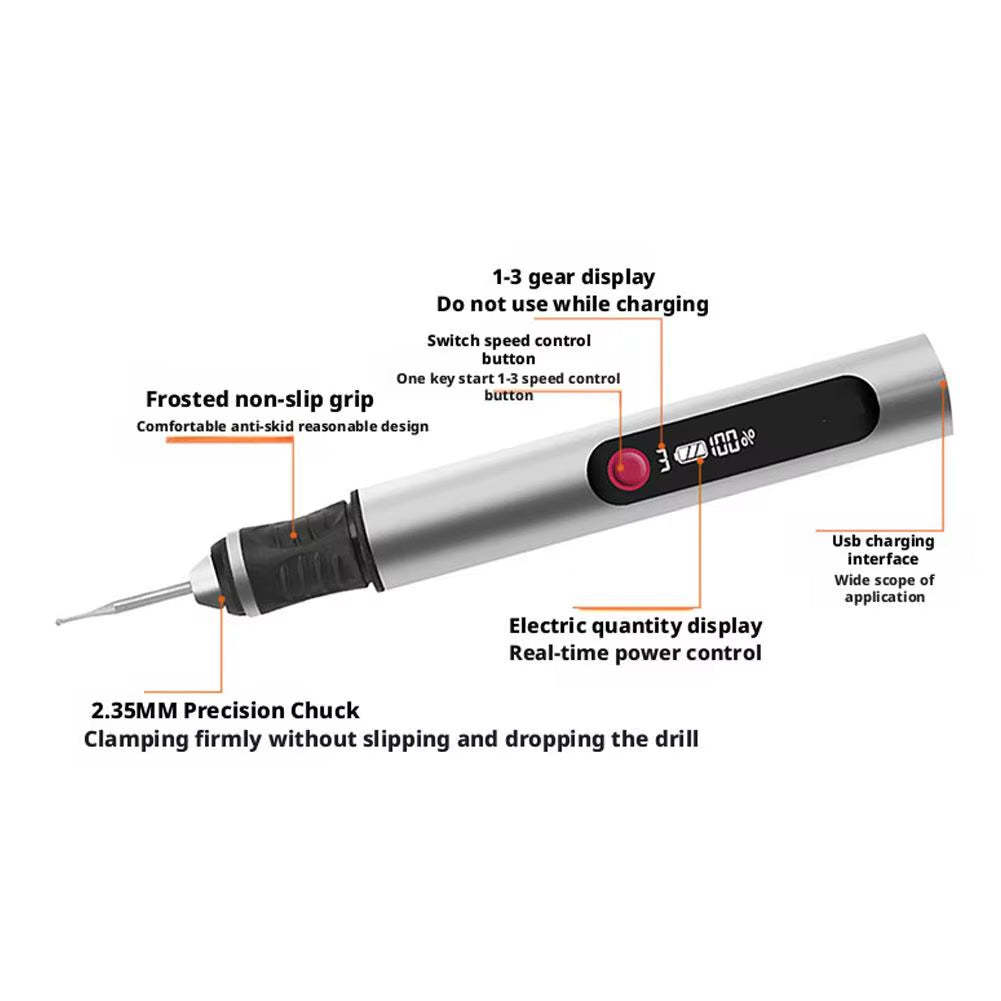 ✨ Elektrisk Precisions-Graveringspenna – Gravera din kreativitet på vilket material du vill