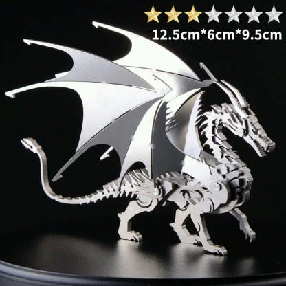 3D Stainless Steel Mythical Creature Puzzle Kit