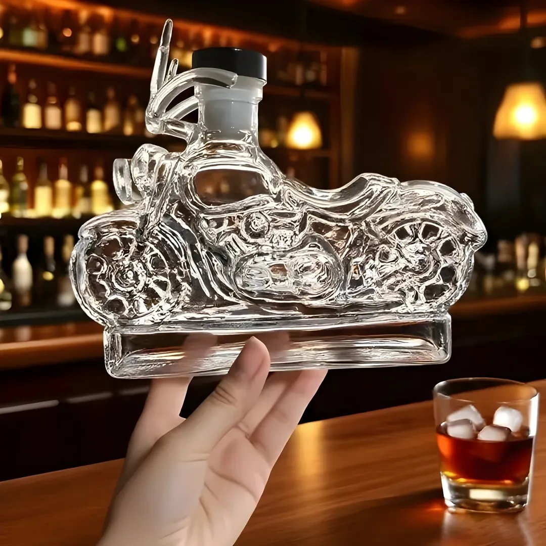 🏍️Motorcycle Shaped Whiskey Decanter