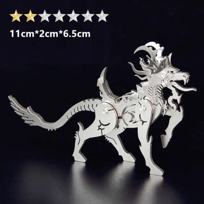 3D Stainless Steel Mythical Creature Puzzle Kit