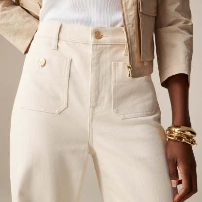 Eaksone – Byxor med breda ben och magkontroll