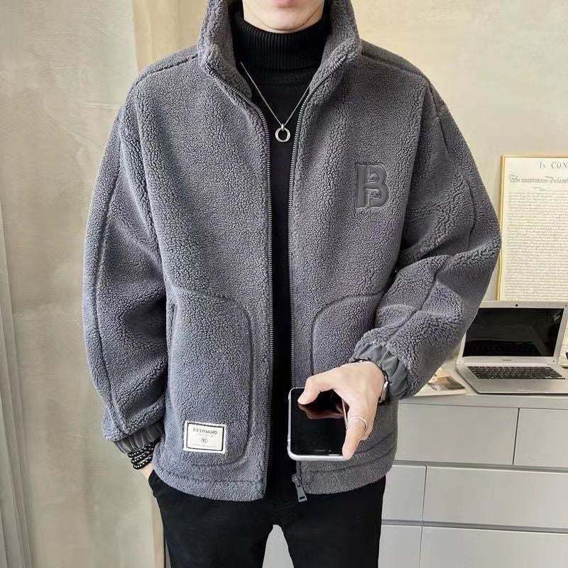 [Best Gift] Men's Large Synthetic Fur Jacket (Fashionable and Warm)