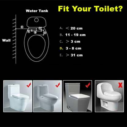 Smart Toilet Flusher(Hot and cold temperatures can be adjusted freely)