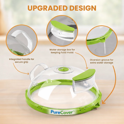 Mikrovågslock mot Stänk – Håller Maten Saftig och Mikron Ren