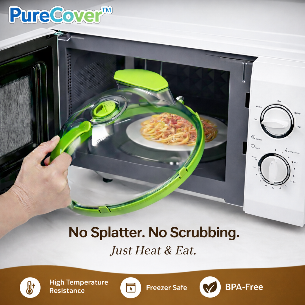 PureCover - Microwave Splatter Cover
