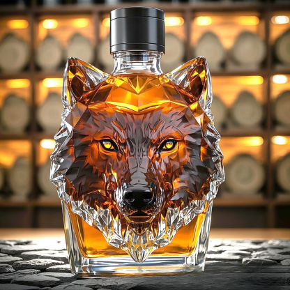 AlphaAroma™ | Wolf Whiskeyflasche