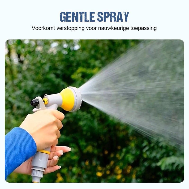 Bärbar Slangvagn med 7 Spraylägen – Smidig Bevattning för Trädgård och Uteplats