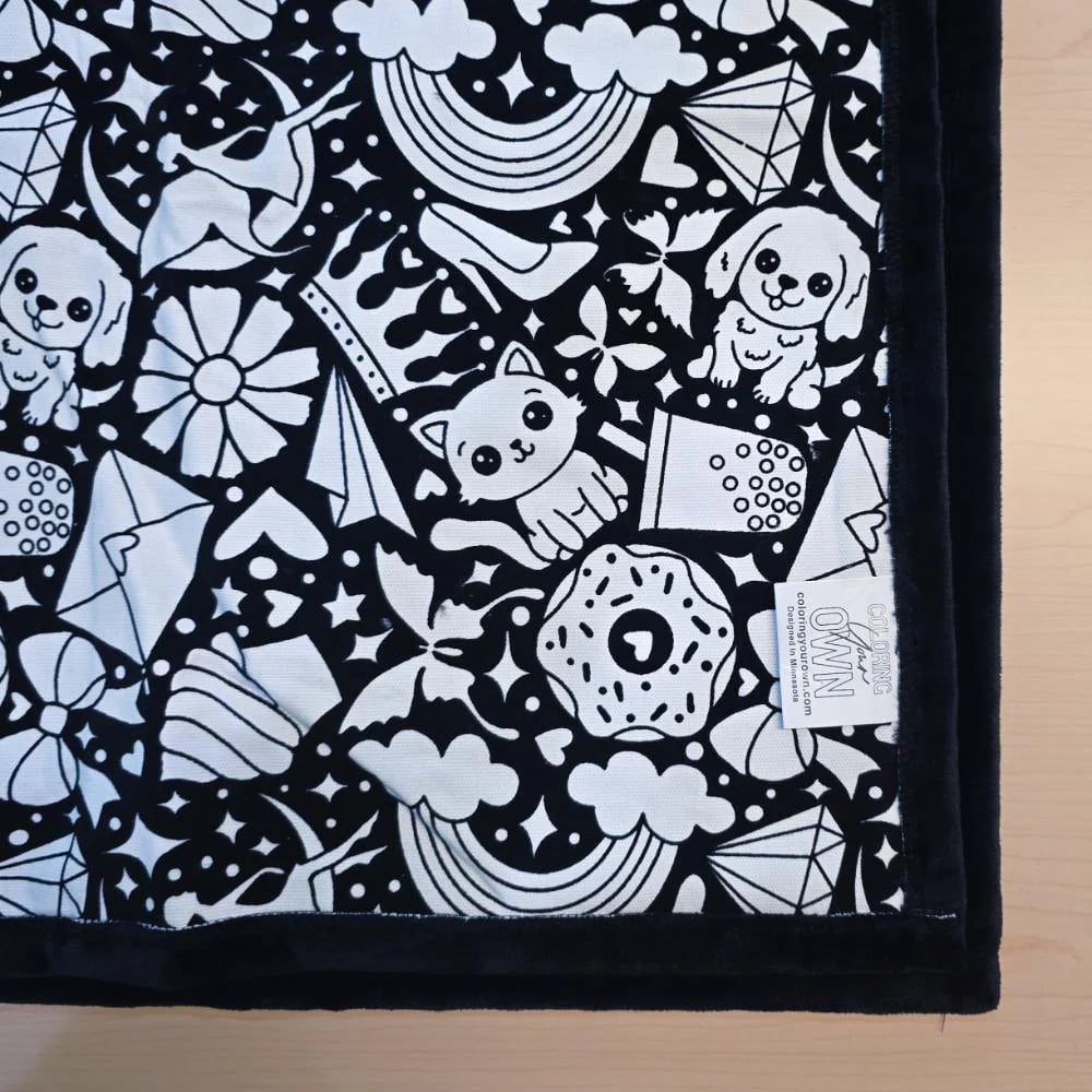 🎨✨DIY-färgläggningsfilt