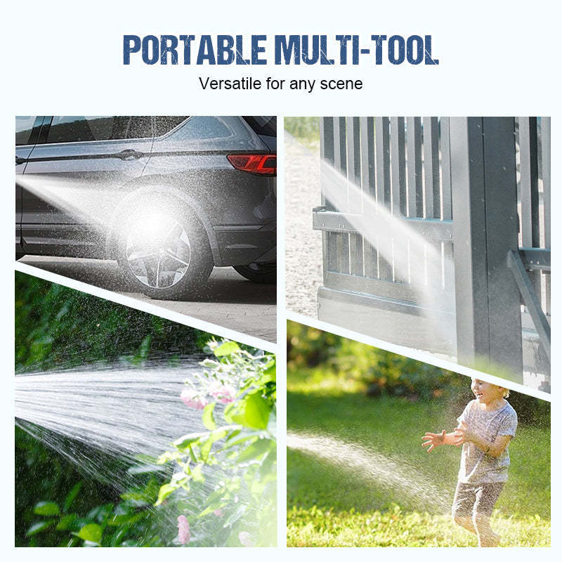 Bärbar Slangvagn med 7 Spraylägen – Smidig Bevattning för Trädgård och Uteplats