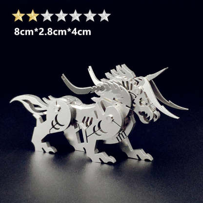 3D Stainless Steel Mythical Creature Puzzle Kit