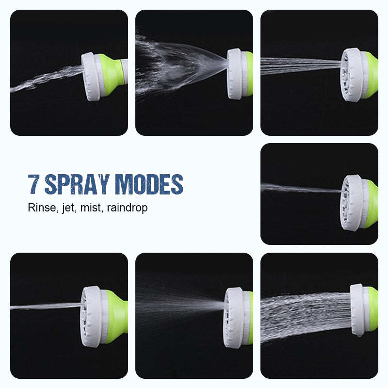 Bärbar Slangvagn med 7 Spraylägen – Smidig Bevattning för Trädgård och Uteplats