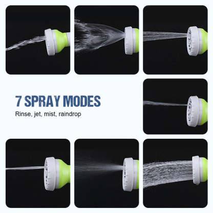 Bärbar Slangvagn med 7 Spraylägen – Smidig Bevattning för Trädgård och Uteplats