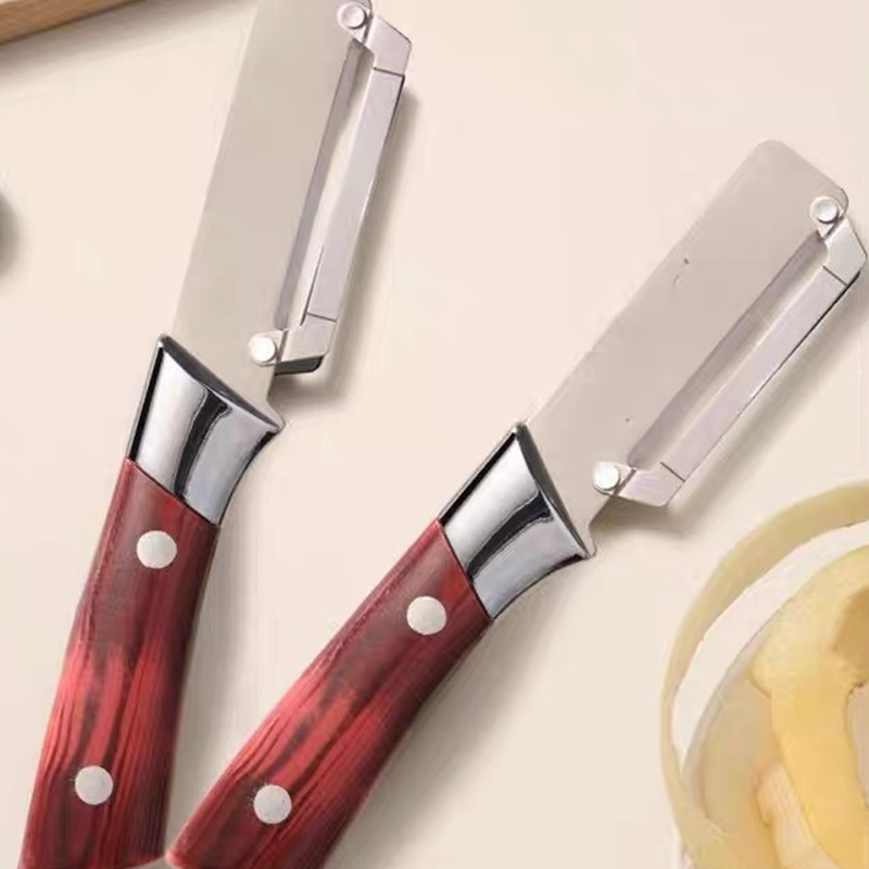 🔪 Multifunktionell Skalkniv för Frukt & Grönsaker – Vass, Smidig & Bekväm att Använda