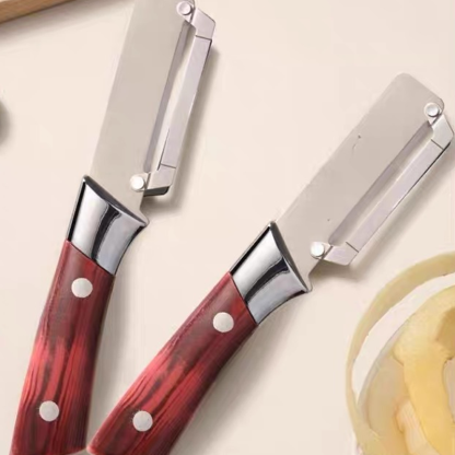 🔪 Multifunktionell Skalkniv för Frukt & Grönsaker – Vass, Smidig & Bekväm att Använda