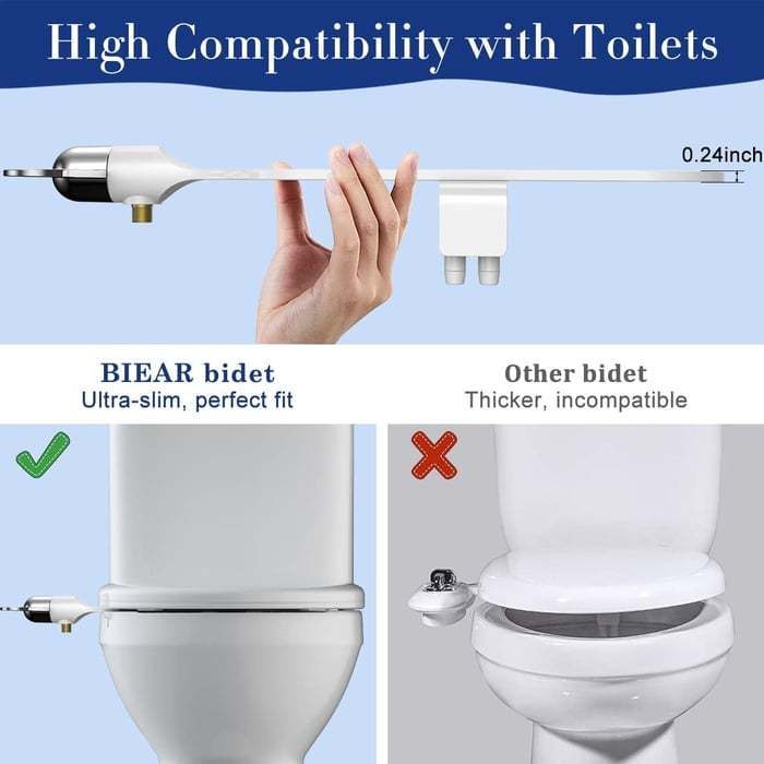 Smart Toilet Flusher(Hot and cold temperatures can be adjusted freely)