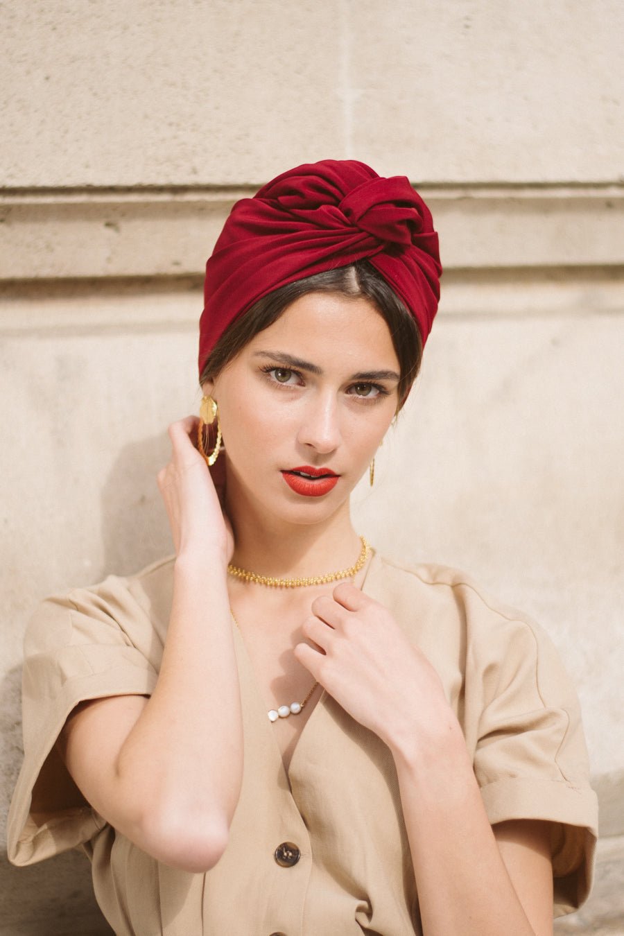 CHERRY CUBAN TURBAN