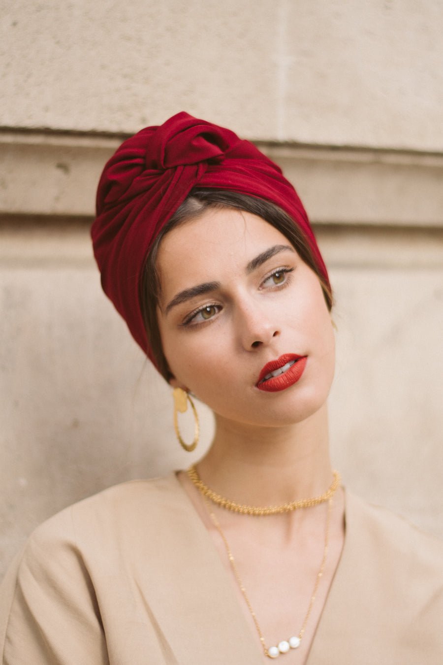 CHERRY CUBAN TURBAN