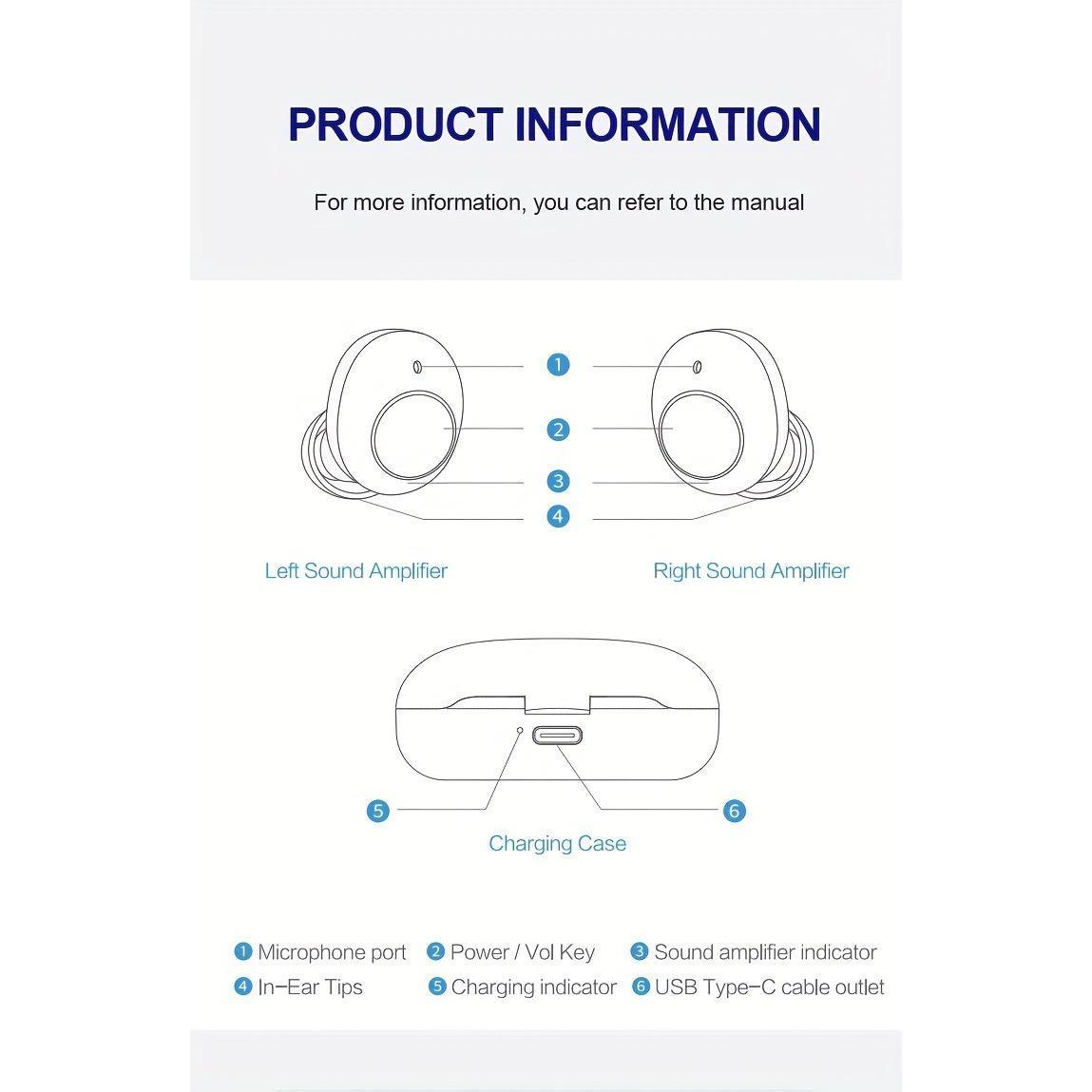 🎧 Ljudförstärkande Hörsnäckor