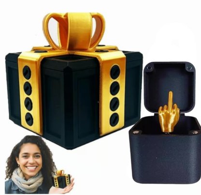 🎁 The Prank Box – Hilarious Screw Challenge with Middle Finger Surprise 🤪🖕 Perfect Gag Gift for All Occasions!