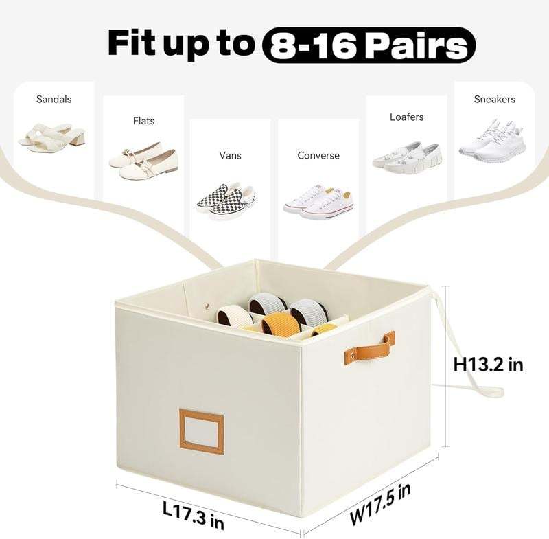 🔥Fabric Shoe Organizer Storage Box