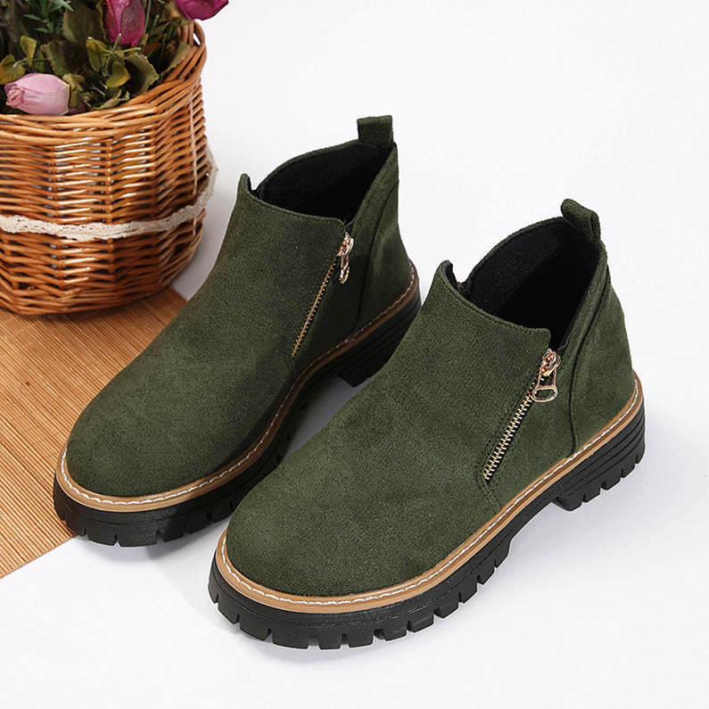 Dammode Enfärgade Ankelstövlar