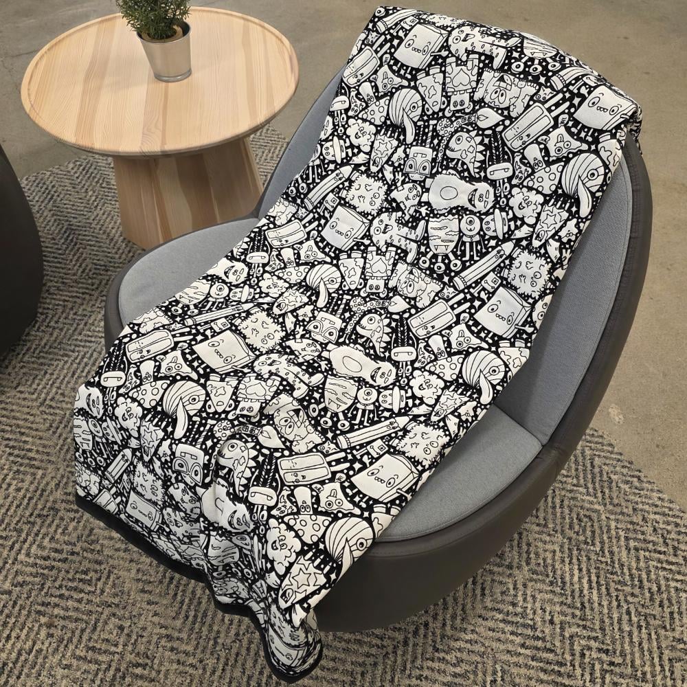 🎨✨DIY-färgläggningsfilt