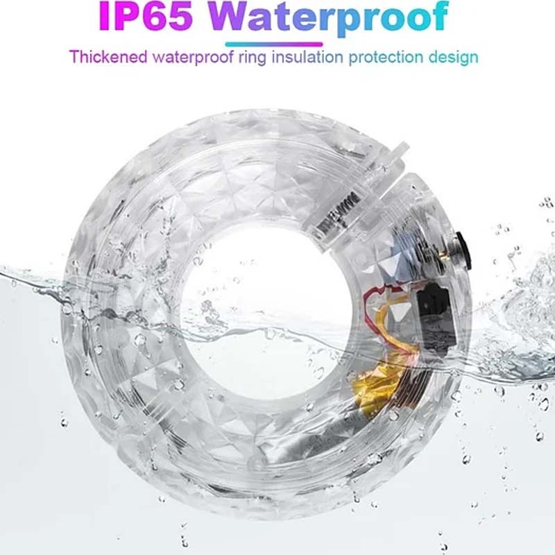 ✨ LED-Navlampa för Cykel – 360° Synlighet, Flera Färglägen & Smart Sensor