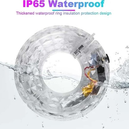 ✨ LED-Navlampa för Cykel – 360° Synlighet, Flera Färglägen & Smart Sensor