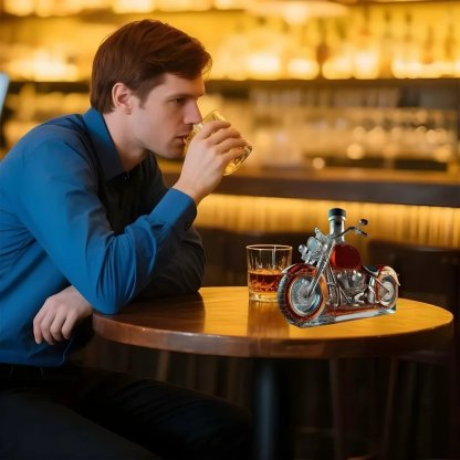 🏍️Motorcycle Shaped Whiskey Decanter