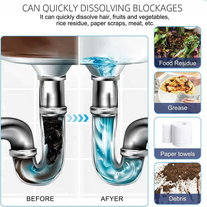 Multi-Use Powerful Drain-Clearing Cleaner